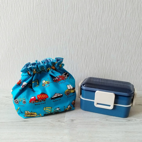 はたらくくるま ☆ミキサー車 ランチョンマット お弁当袋 コップ袋
