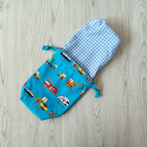 消防車 パトカー ミキサー車 働く車がいっぱい♡ 3点セット お弁当袋