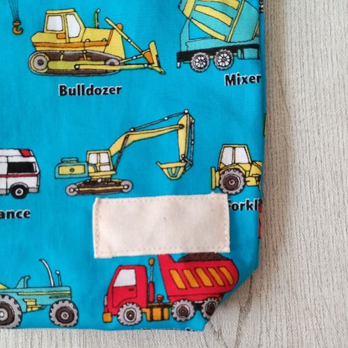 ミキサー車 ☆ショベルカー ランチョンマット お弁当袋 ハンドメイド コップ袋 ミキサー車 ☆ショベルカー ランチョンマット お弁当袋 ハンドメイド