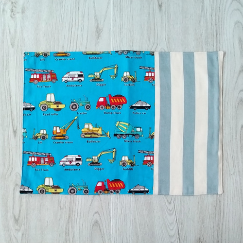 消防車 パトカー ミキサー車 働く車がいっぱい♡ 3点セット お弁当袋