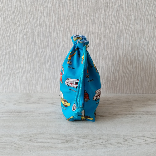 消防車 パトカー ミキサー車 働く車がいっぱい♡ 3点セット お弁当袋