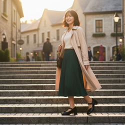 待望のベルト付き登場♪【返品・交換可】大丈夫、これなら履ける♪フカフカクッションで安心♪リボンがお洒落♪日本製♪黒色 4枚目の画像