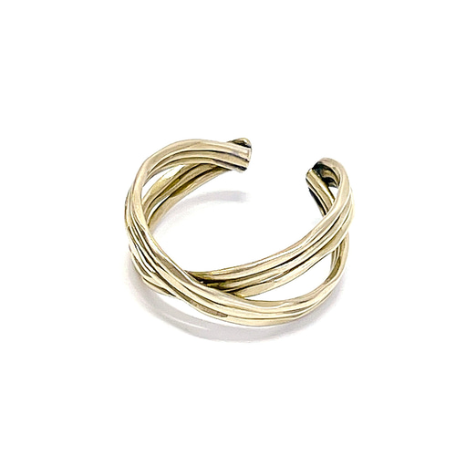 Tweed Crossing Curved オープンリング【efr181】 指輪・リング