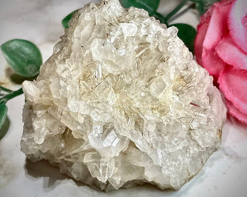 虹入り✨四川省 ニードルクォーツ クリスタル 水晶 クラスター 原石