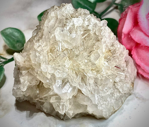 虹入り✨四川省 ニードルクォーツ クリスタル 水晶 クラスター