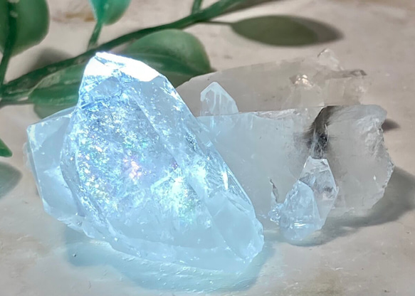 シルバールチル内包✨ レインボー ブラジル・ミナスジェライス州 水晶