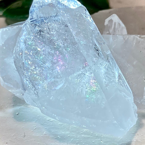 シルバールチル内包✨　レインボー　ブラジル・ミナスジェライス州 水晶　クリスタル シルバールチル内包✨ レインボー ブラジル・ミナスジェライス州