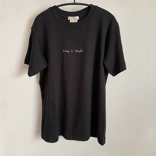 新品✨タグ付き♪ 2点セット　オーガニックコットンのTシャツ　2点 オーガニックコットンTシャツ keep it simple ブラック 黒T
