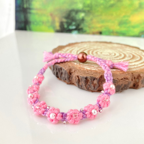 みっちゃん様＊ブラックマザオパ×クリスタル手裏剣フラワーとピンクトルマリン他４点 TOCCA ネックレス PIECE OF FLOWER NECKLACE K10 ピンク