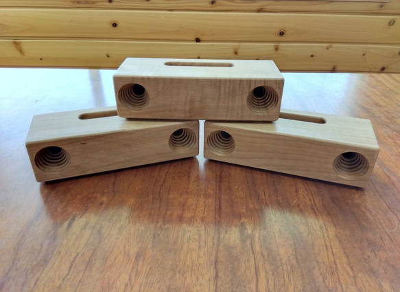 数量限定 楓！ 携帯木製スピーカースタンド（バックロードホーン型