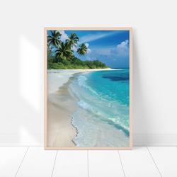 【お得な3枚セット】海の景色のポスター  インテリアポスター　A4サイズ〜 3枚目の画像