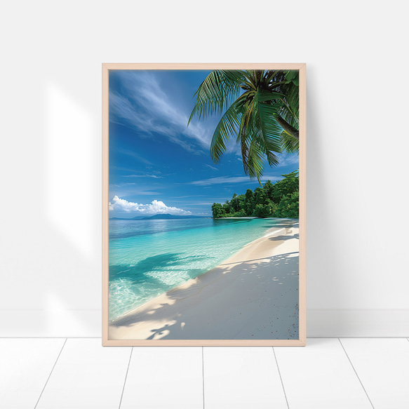 【お得な3枚セット】海の景色のポスター  インテリアポスター　A4サイズ〜 7枚目の画像