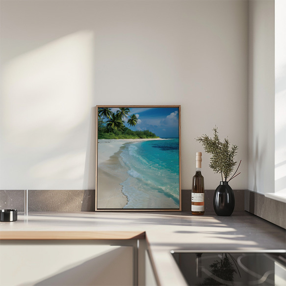 【お得な3枚セット】海の景色のポスター  インテリアポスター　A4サイズ〜 2枚目の画像