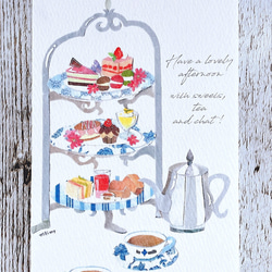 アフタヌーンティー】ポストカード3枚組 ポストカード maimy