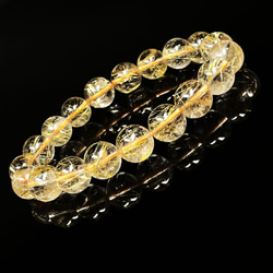 【キラキラ光る虹が美しい】現品一点物 ゴールドルチル ブレスレット 数珠 １０ミリ ３２ｇ ＧＫＲ４１ ギフトセット付 4枚目の画像