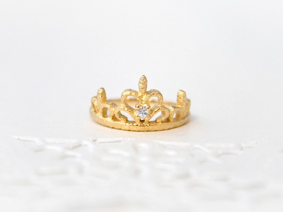 u 様専用　tiara ring (gold plating)サイズ直し 1枚目の画像