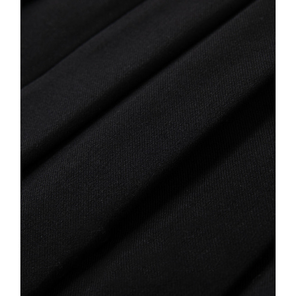 ウール混紡プリーツスカート　ブラックプリーツスカート　S-XL #0173 14枚目の画像