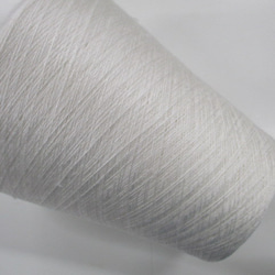 輸入糸　シルク・リネン　白460g t1 3枚目の画像