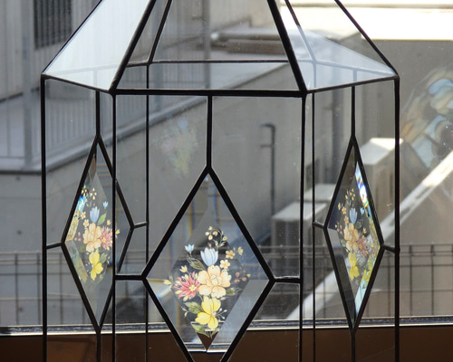 ステンドグラス　薔薇のブーケ ステンドグラス 薔薇のブーケ