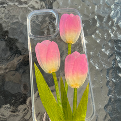 iPhone Xperia Galaxy 全機種対応 スマホケース 押し花ケース 人気 押し花 ❀ケース 花束 花物語 1枚目の画像