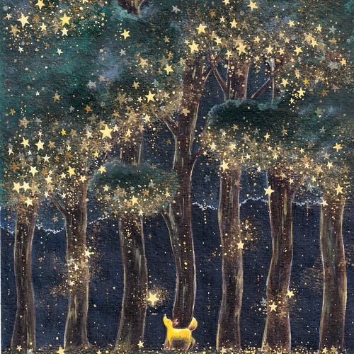 32×41㎝「果樹園3」油彩・原画・F6 32×41㎝「果樹園3」油彩・原画・F6
