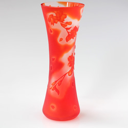 Sakura　Vase　桜の花瓶（紅）細腰　/１点もの 2枚目の画像