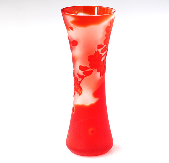 Sakura　Vase　桜の花瓶（紅）細腰　/１点もの 4枚目の画像