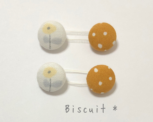 再販）ベビーandキッズ用♡くるみボタンヘアゴム 雑貨・その他 Biscuit