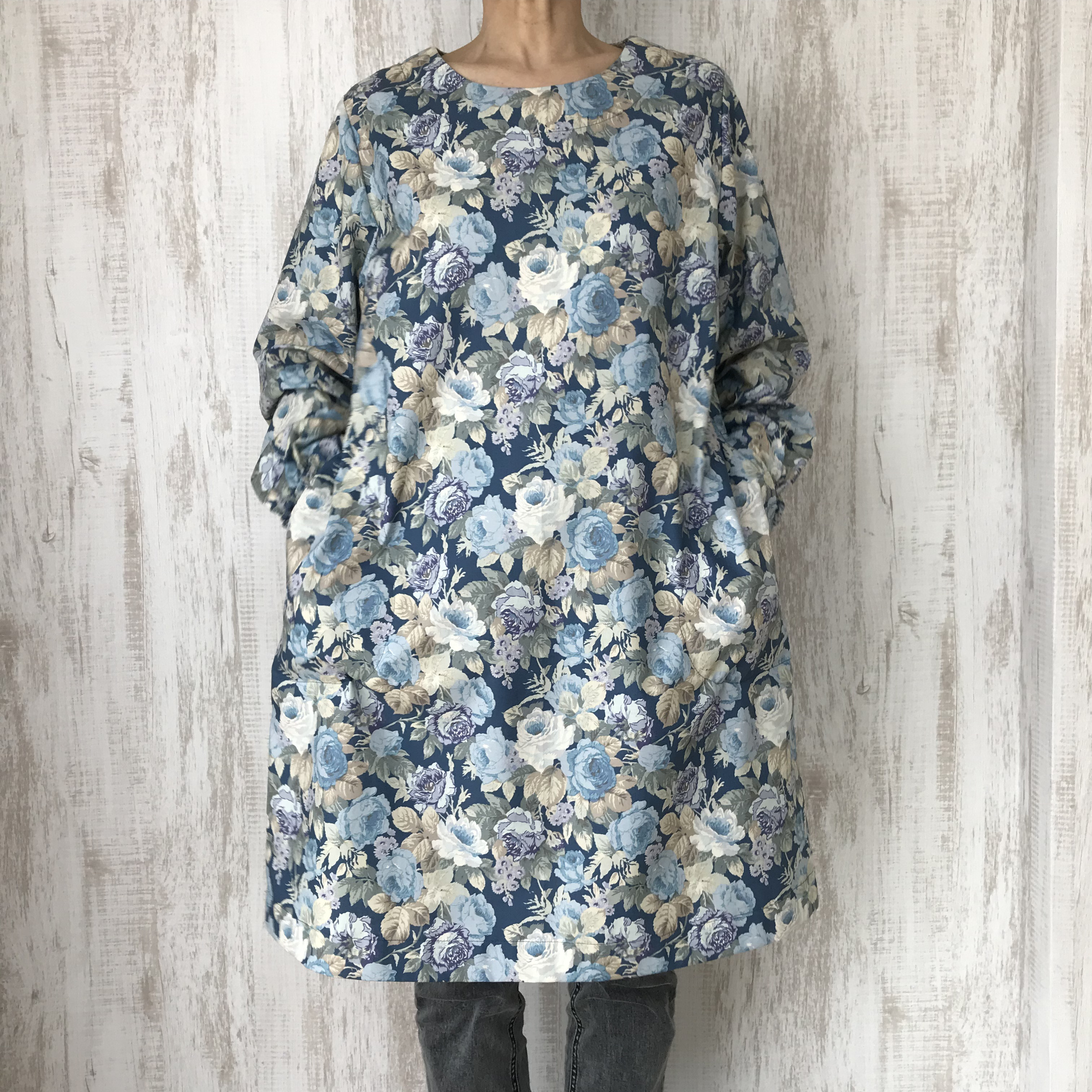 ★ハンドメイド★ふんわり花柄チュニック ★ハンドメイド★ふんわり花柄チュニック