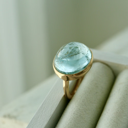 K10[人魚のaquamarine]アクアマリンring 2枚目の画像