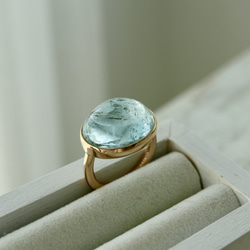 K10[人魚のaquamarine]アクアマリンring 10枚目の画像