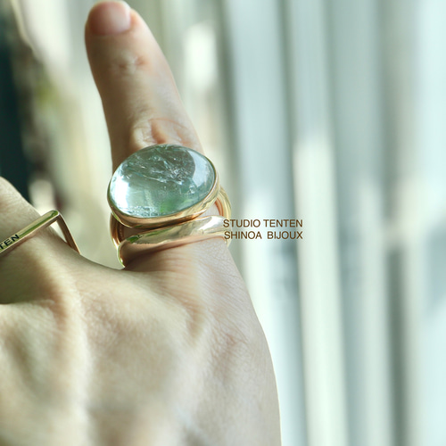 スタジオテンテン 人魚のaquamarine ring アクアマリンリング スタジオテンテン 人魚のaquamarine ring アクアマリンリング