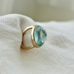 K10[人魚のaquamarine]アクアマリンring 3枚目の画像