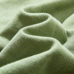 「No.1」可靠 ♪ 幸福舒適簡約設計棉質開襟衫長袖淺綠色 230301-2 第10張的照片