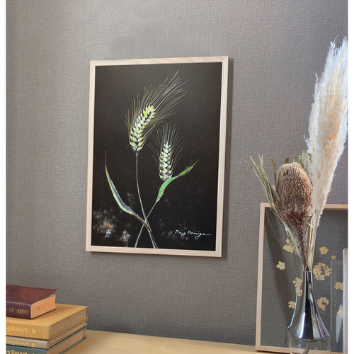 麦の穂 【A3/原画】 インテリアアート 絵画 DENNY HORIMIZU 通販