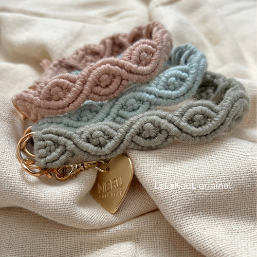 100%コットン♡首輪♡チョーカー♡お散歩♡ハンドメイド 100%コットン♡首輪♡チョーカー♡お散歩♡ハンドメイド