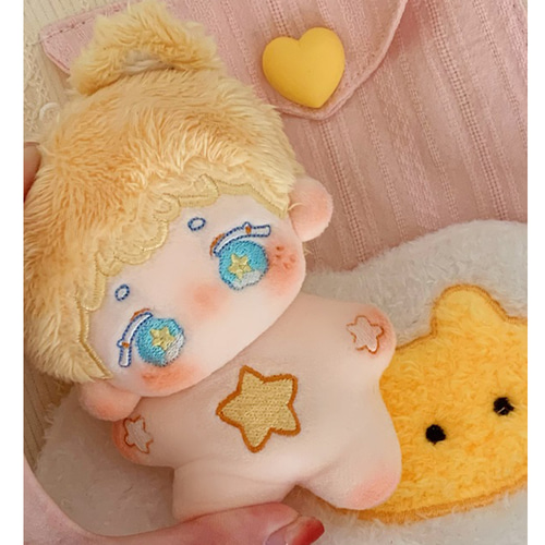 5cm/10cm 星体 ぬいぐるみ/ キュート ぬいぐるみ/ 黄色い髪