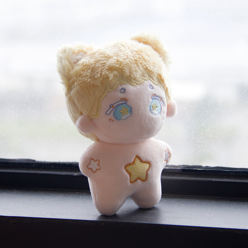 5cm/10cm 星体 ぬいぐるみ/ キュート ぬいぐるみ/ 黄色い髪