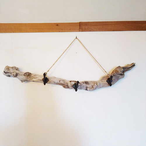 ryuboku.】流木ウッドフック 流木ハンガー 帽子掛け 小物掛け 自然色