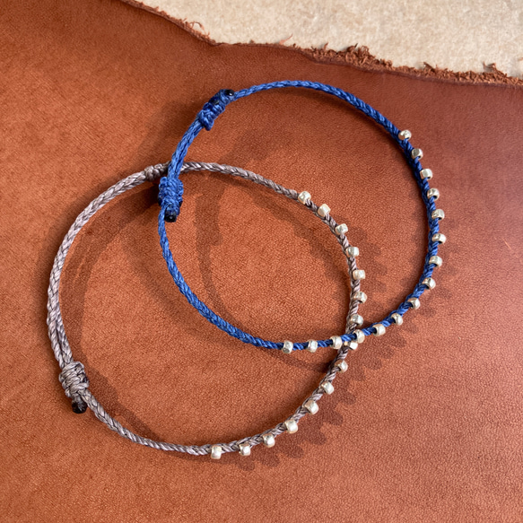 Silver Beaded Bracelet 1枚目の画像