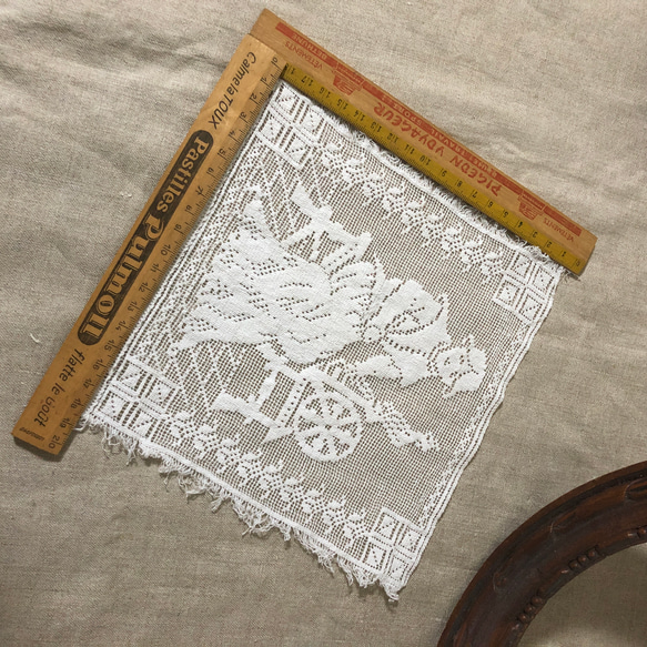 ビンテージフィレレース　糸紡ぎ 3枚目の画像