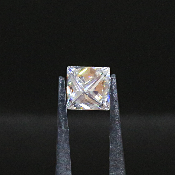AG-L-152 人工宝石 ルース 素材 モアサナイト 約2.82ct 9枚目の画像
