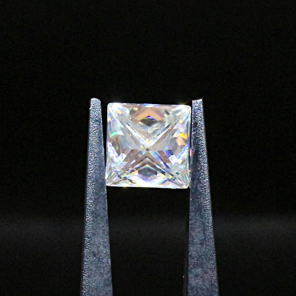 AG-L-154 人工宝石 ルース 素材 モアサナイト 約2.85ct 5枚目の画像