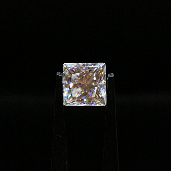 AG-L-154 人工宝石 ルース 素材 モアサナイト 約2.85ct 2枚目の画像