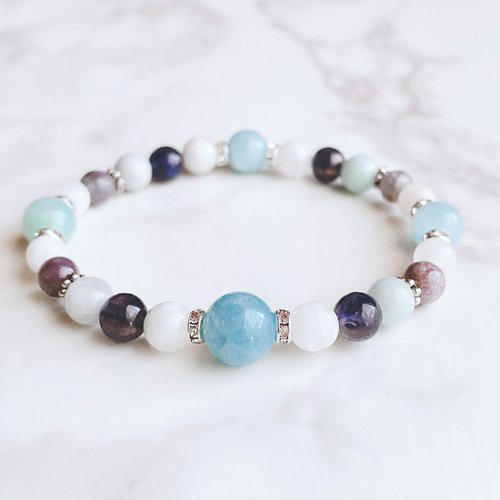 1点限定！良縁を引き寄せ、幸せな結婚、円満な家庭へ アクアマリン