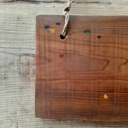 【木製看板製作】 一枚板 桧 21cm×38.5cm ペイント加工 麻紐付き 7枚目の画像
