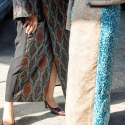 大島紬セットアップ"紬Tumugi"世界に1つの着物服 3枚目の画像