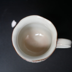 京焼・清水焼  マグカップ　（イッチン装飾　桜・ピンク） 3枚目の画像