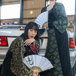 大島紬セットアップ"紬Tumugi"世界に1つの着物服 6枚目の画像
