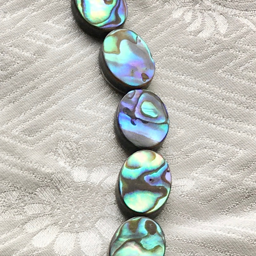 ★特選一連★本日のNEW一連☆虹色光沢【アバロニ(アバロン)シェルビーズ連】❤️ imgrc0079297016.jpg